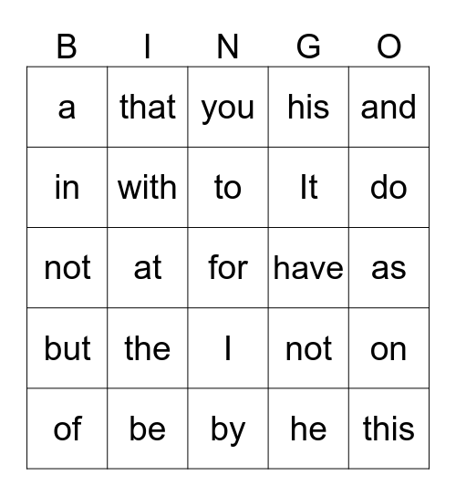 Zhu bingo Card