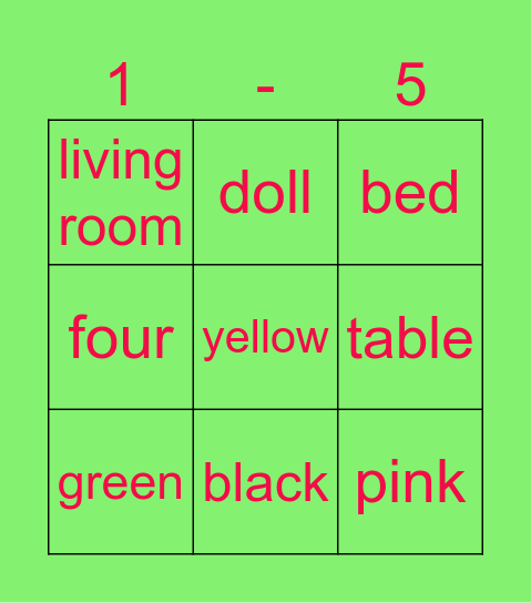 Revision (Bingo) Bingo Card