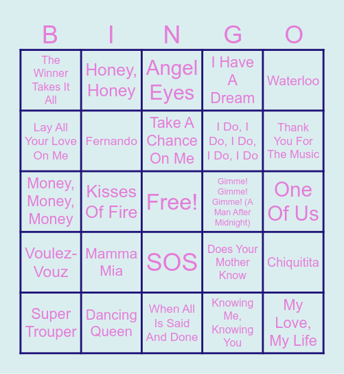Boozy bingo Card