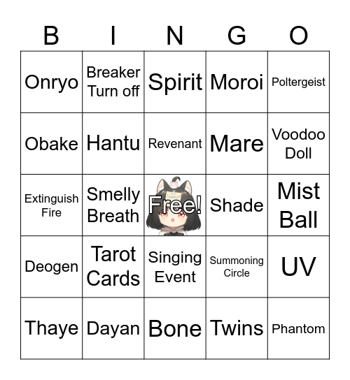 Phasmo in Valky's World Bingo Card