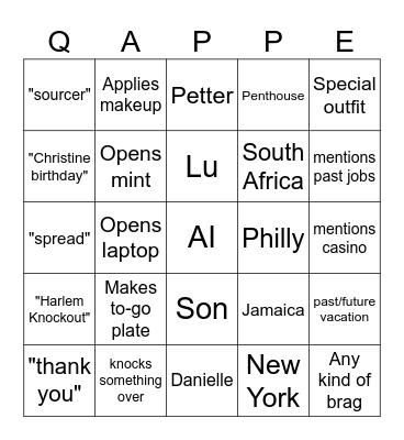 AI Bingo Presented by LinkedIn.com Bingo Card