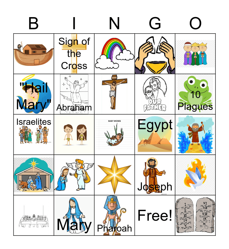 1st Grade Bingo Card