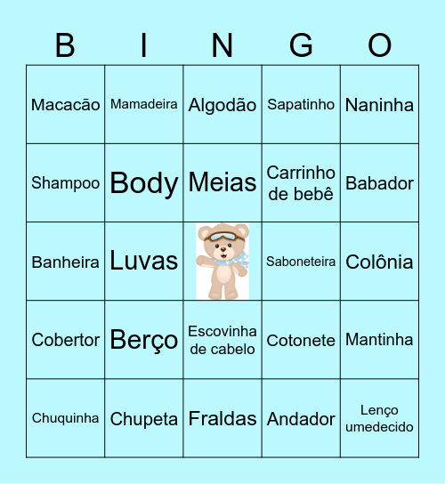 Bingo do Isaac Bingo Card