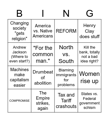 BASICALLY HISTORY EP III: What are we doing? Bingo Card