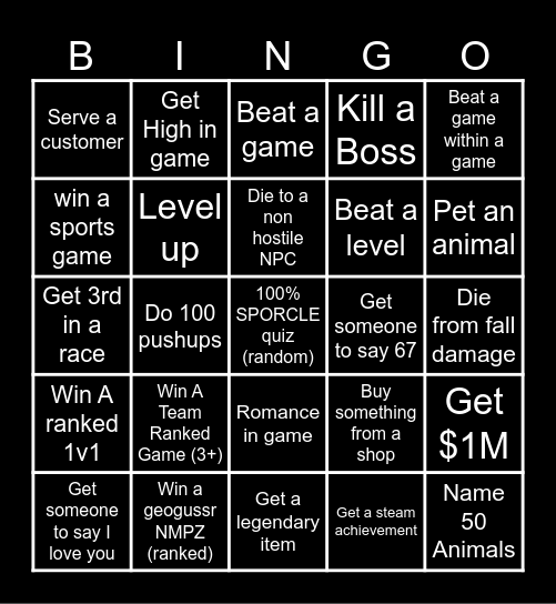 Ludwig VS Joe Bartolozzi (Bro vs Bro) Bingo Card