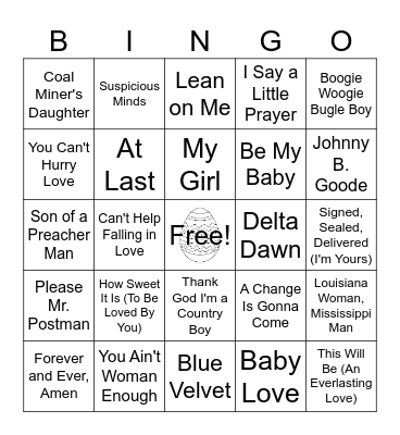 Grandma's House Bingo Card