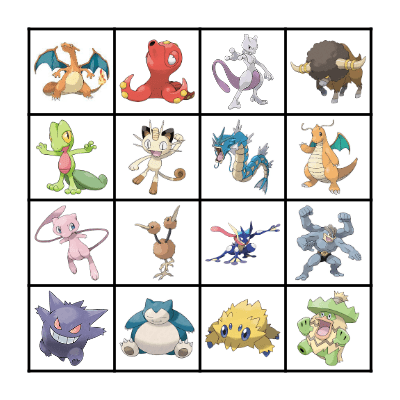 Pokemon Bingo - 29April2024 Bingo Card