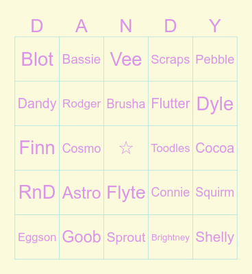 ♡♥︎EASTER BINGO DW♥︎♡ Bingo Card