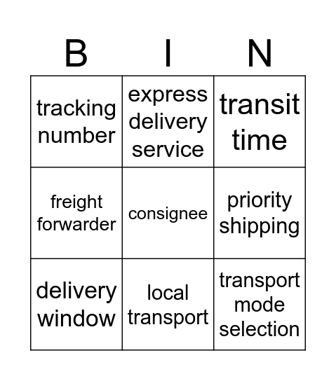 flexflexflex Bingo Card