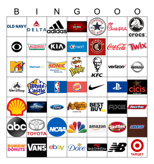 LOGO BINGO! Bingo Card