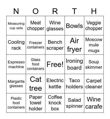 Daisy's Bridal Shower Bingo Card