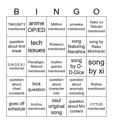 rg inhouse spring 2026 Bingo Card