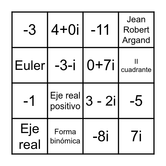 "Complejo-Bingo Industrial" Bingo Card