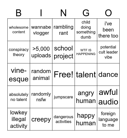 recycle bin bingo Card