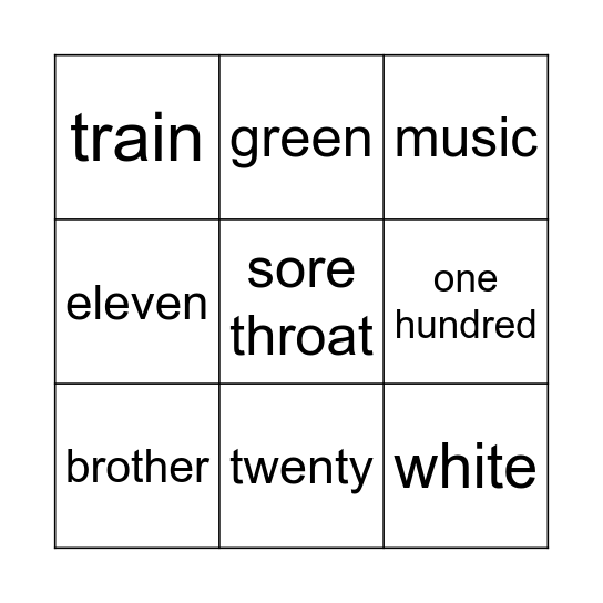 It's Bingo! Bingo Card