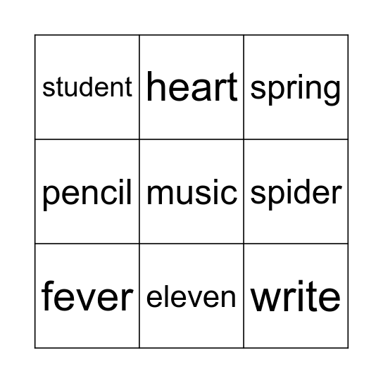It's Bingo! Bingo Card