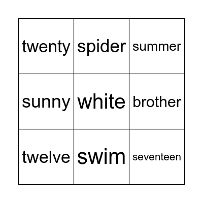It's Bingo! Bingo Card