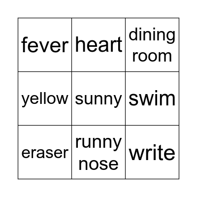 It's Bingo! Bingo Card
