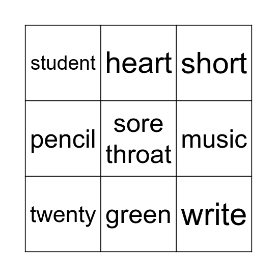 It's Bingo! Bingo Card