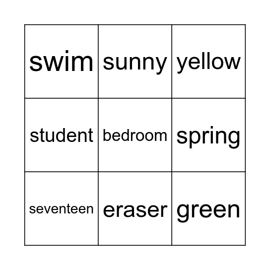 It's Bingo! Bingo Card