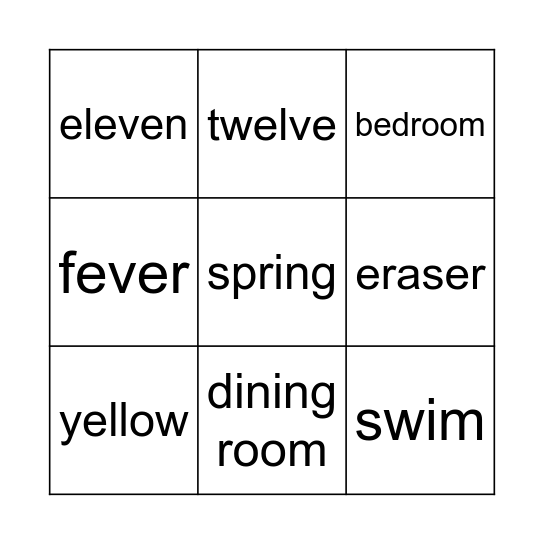 It's Bingo! Bingo Card