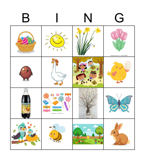 PÅSK Bingo Card