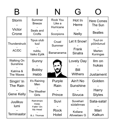 Artiumi musabingo 15 Bingo Card