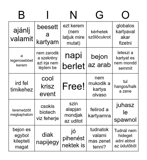 Ultimate Global Bingo Card