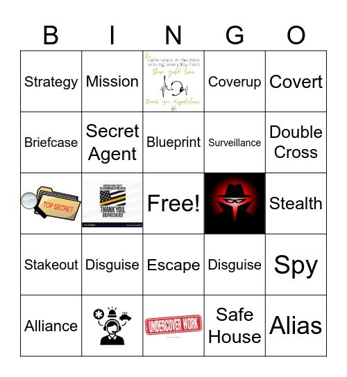 Telecommunicator Week 2026 - Spies, Lies and Allies Bingo Card