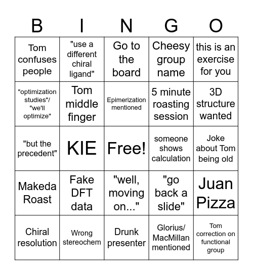 MOTS Bingo Card