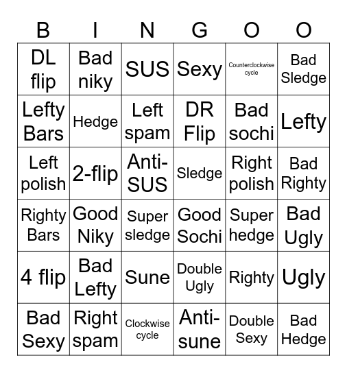 Pyrso Bingo Card
