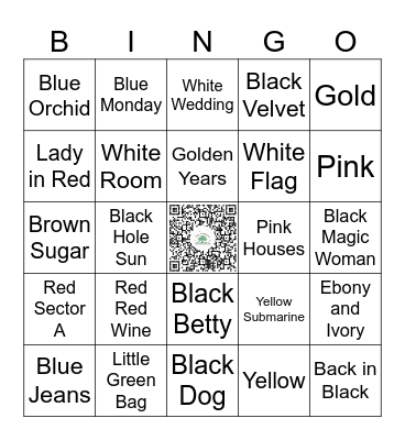 Round Two Bingo Card