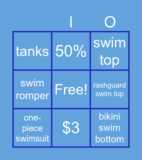SUMMER BINGO Card