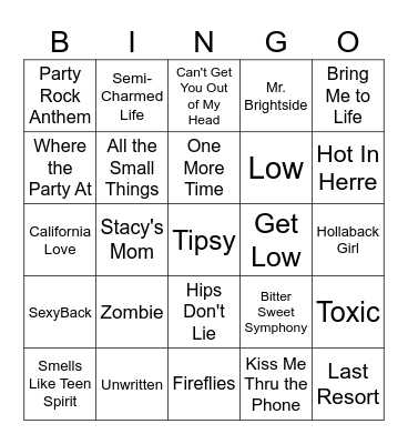 Millennial Bingo #4 Bingo Card