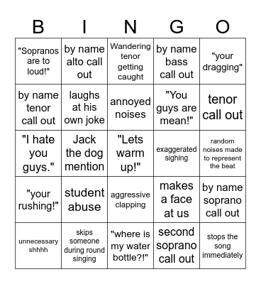 Holmquist Bingo Card! Bingo Card
