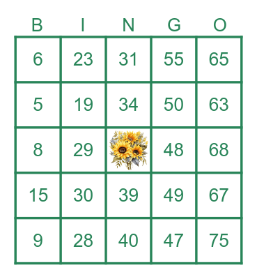 Tanner Wedding Bingo Card