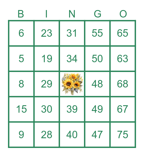 Tanner Wedding Bingo Card