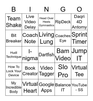 Power Up Bingo Card