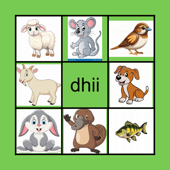 dhii Bingo Card