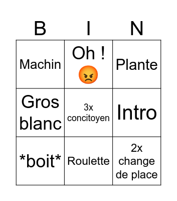 Cpc Bingo Card
