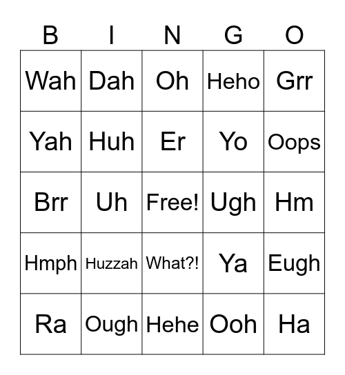 Testing testing ignore this card Bingo Card