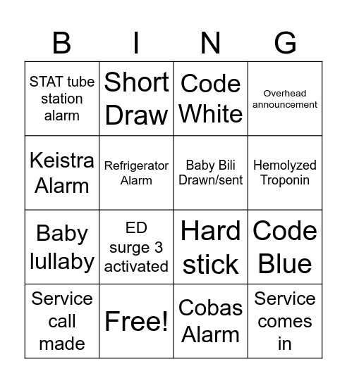Lab Week 2026 Bingo Card