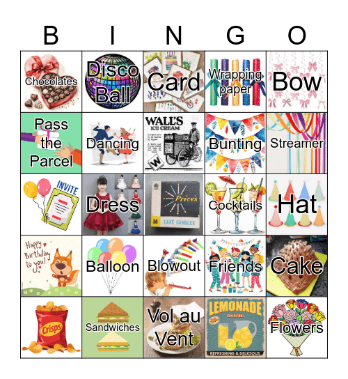 Birthday Bingo Card