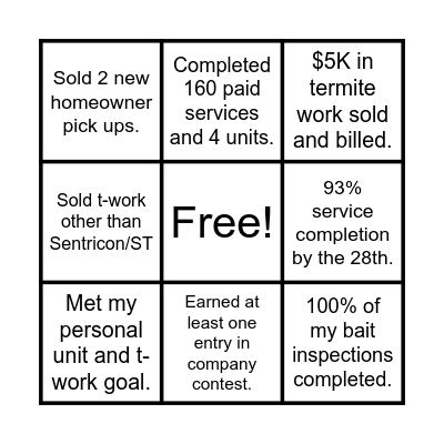 NORTHWEST BINGO BLITZ Bingo Card