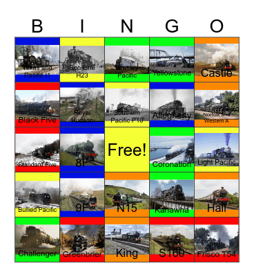 Steam Giants that I would like to restore with my money one day Bingo Card