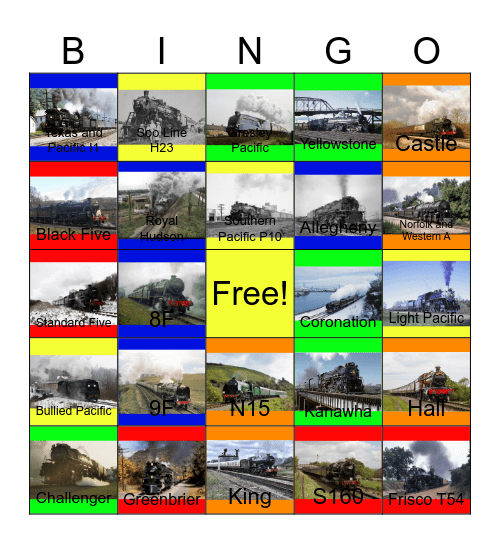 Steam Giants that I would like to restore with my money one day Bingo Card