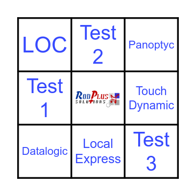 Rod Plus Bingo Card