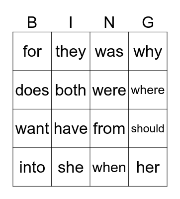 Last Day Together :( Bingo Card