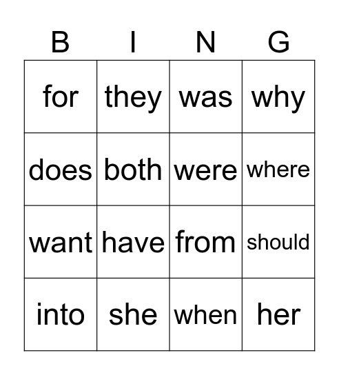Last Day Together :( Bingo Card