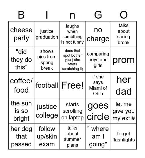 Braye Bingo Card